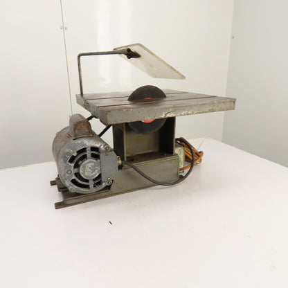 6" Metal Cutting Table Saw 16" x 15" Top 115/20-230V Tested