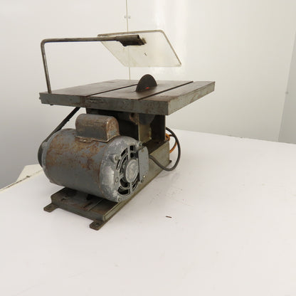 6" Metal Cutting Table Saw 16" x 15" Top 115/20-230V Tested