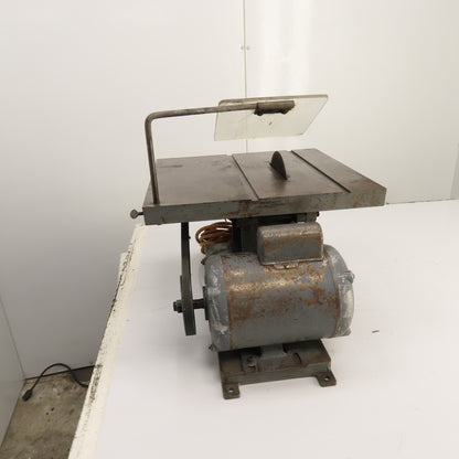 6" Metal Cutting Table Saw 16" x 15" Top 115/20-230V Tested