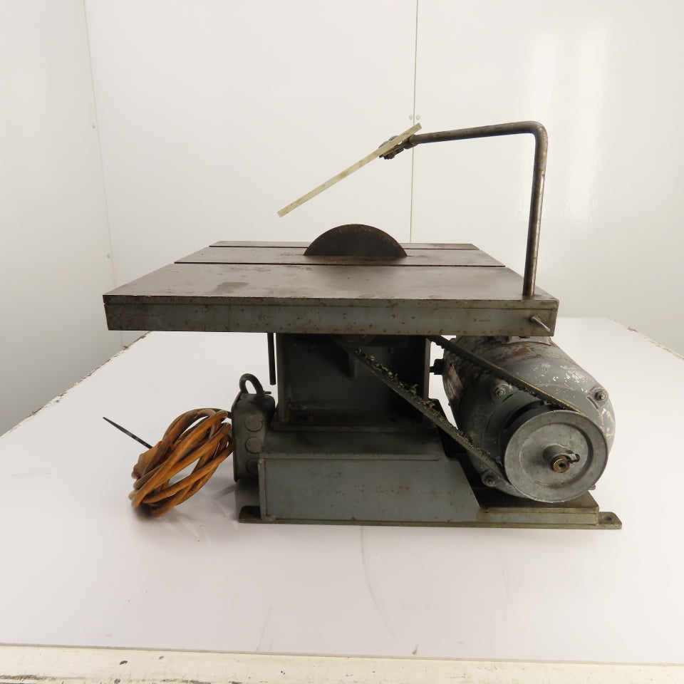 6" Metal Cutting Table Saw 16" x 15" Top 115/20-230V Tested
