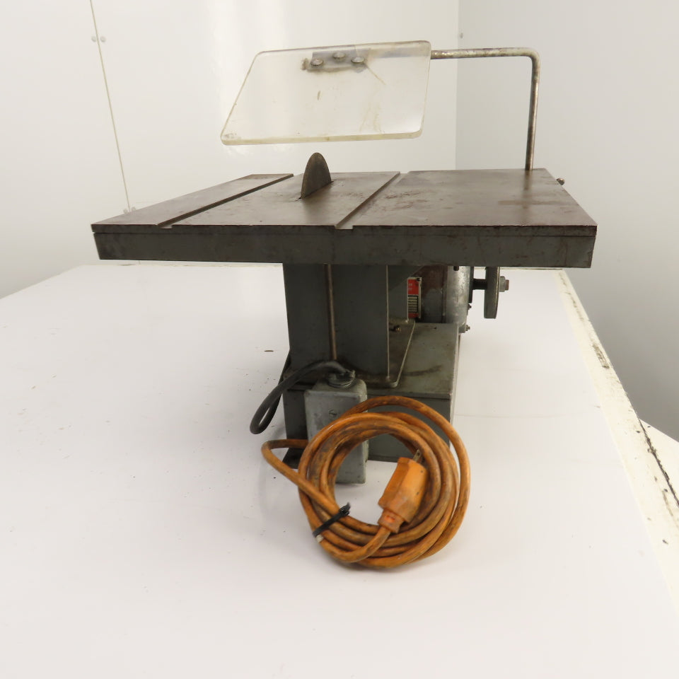 6" Metal Cutting Table Saw 16" x 15" Top 115/20-230V Tested