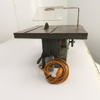 6" Metal Cutting Table Saw 16" x 15" Top 115/20-230V Tested