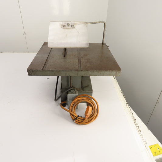 6" Metal Cutting Table Saw 16" x 15" Top 115/20-230V Tested