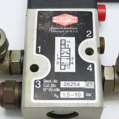 Herion 26254 4/2 Position Pneumatic Solenoid Valve 24VDC