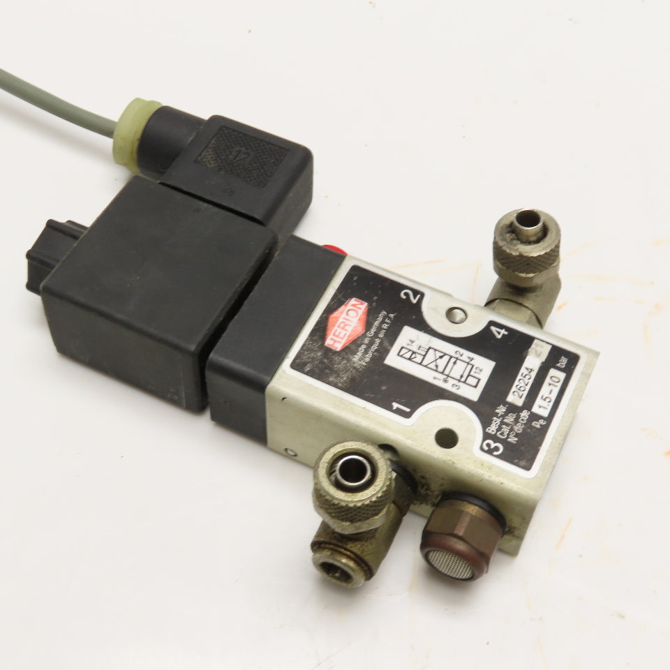 Herion 26254 4/2 Position Pneumatic Solenoid Valve 24VDC