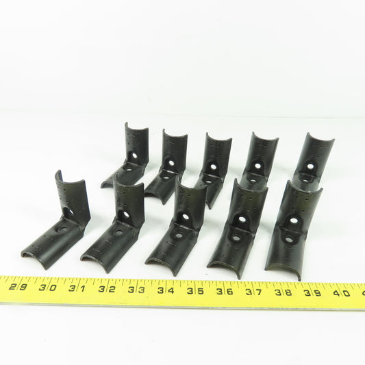 Lean Tek F-A Trilogiq 90° Pipe Bracket Lot Of 10