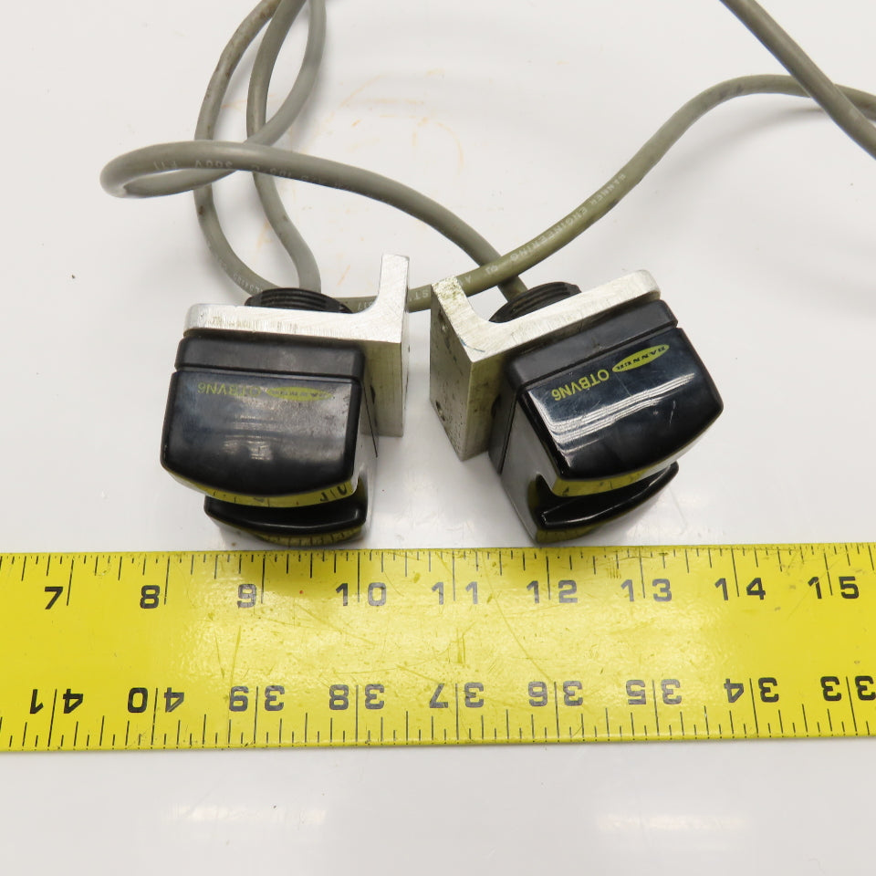 Banner OTBVN6 Optical Touch Button Momentary Contact 10-30VDC Lot Of 2