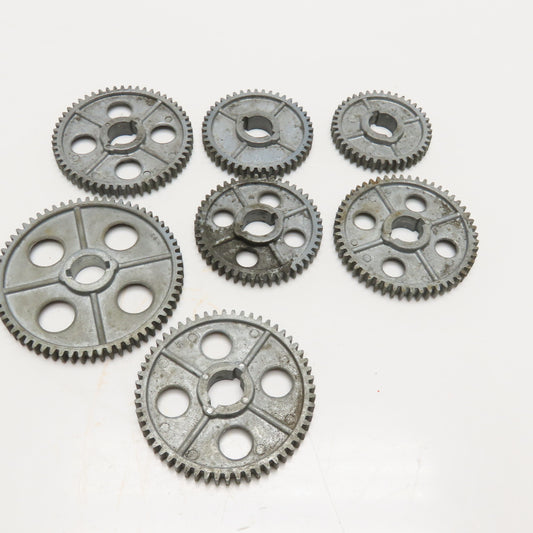 64, 54A, 40A, 44A, 52, 56A, 46 Misc Lot Lathe Machine Gears Lot Of 7