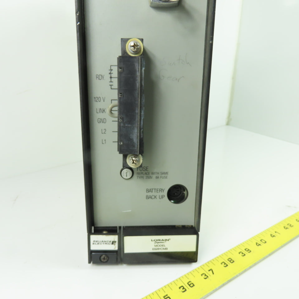 Lorain Reliance Electric ES281CMB PLC Power Supply Module 120/240V In 12VDC Out