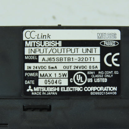 Mitsubishi AJ85SBTB1-32DT1 Melsec CC-Link Input/Output Unit 24VDC