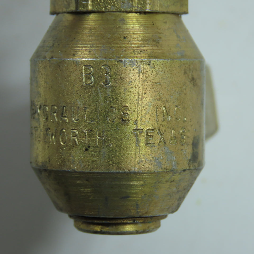 Hydraulics Inc B3 Steel Swivel Hydraulic Fitting 1/4"