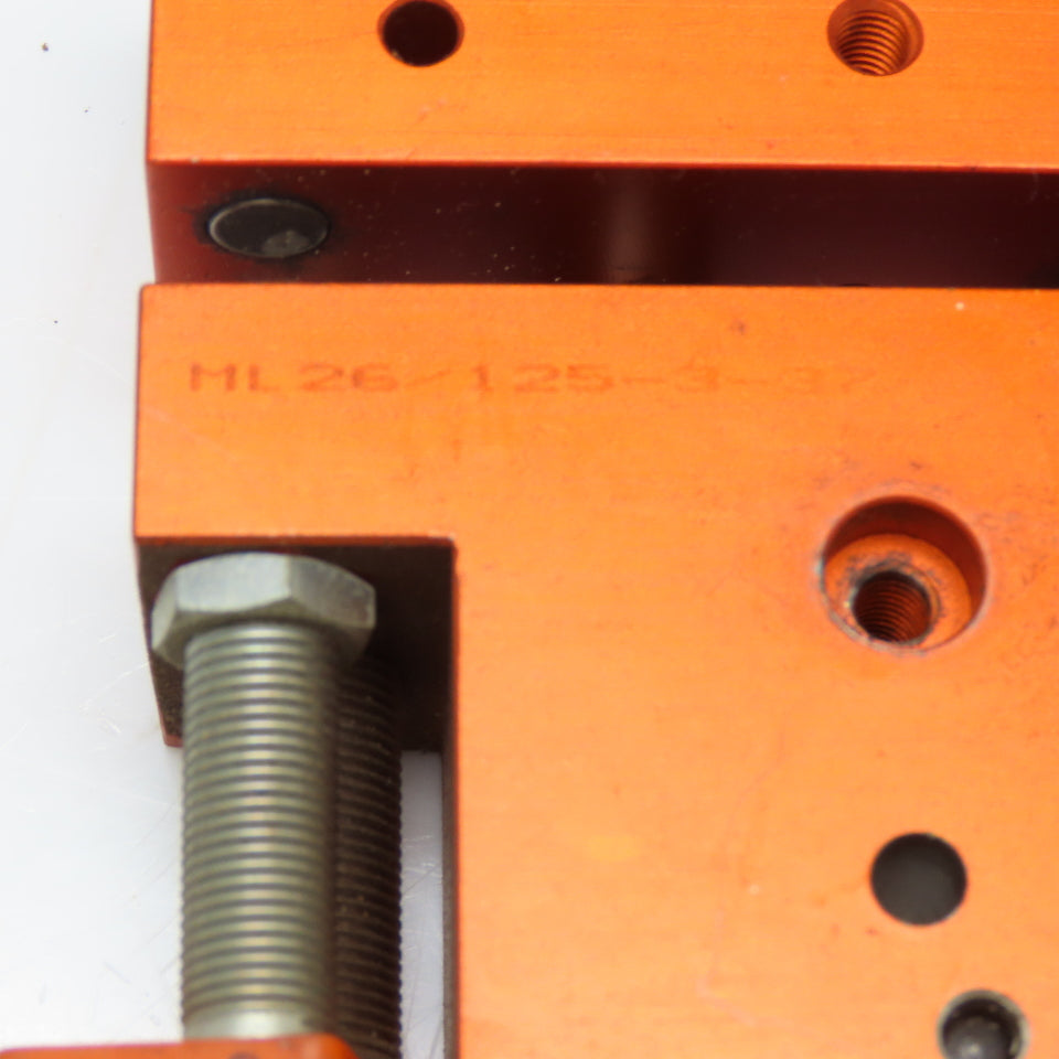 Meto-Fer ML 26/125-3-2A 125mm Stroke Double Acting Pneumatic Cylinder Actuator
