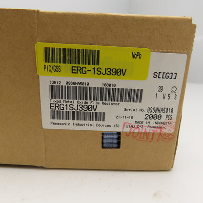 Panasonic ERG1SJ390V 1W 390J Bulk Resistor 2000Pcs.