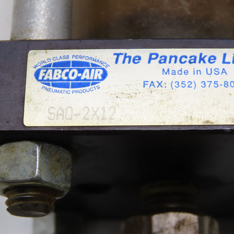 Fabco Air SA0-2X12 2" x 12" Air-Oil Tank 1/4" NPT