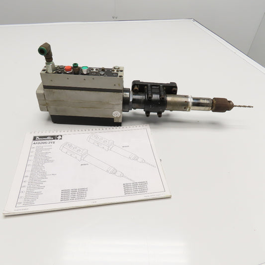 Desoutter AFD205 Autofeed Drill Unit 4350RPM 0-3/8" Chuck 1-1/2" Stroke