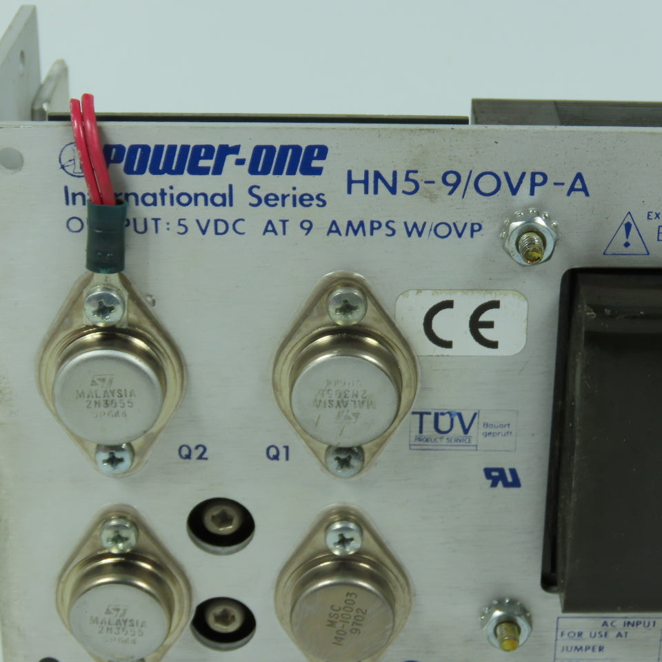 Power-One HN5-9/OVP-A 5VDC 9A Power Supply with OVP 100-240VAC Input