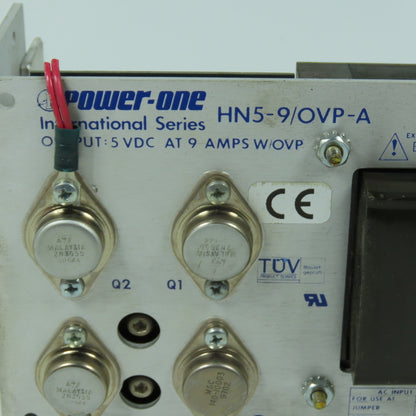 Power-One HN5-9/OVP-A 5VDC 9A Power Supply with OVP 100-240VAC Input