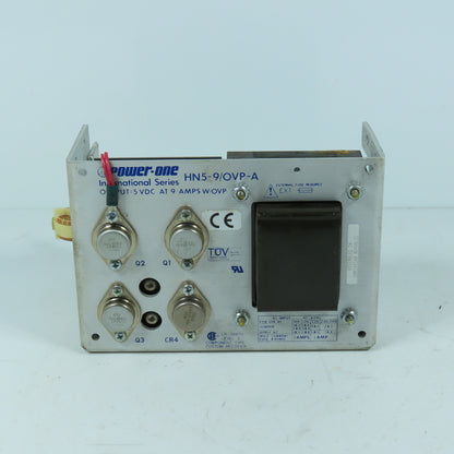 Power-One HN5-9/OVP-A 5VDC 9A Power Supply with OVP 100-240VAC Input