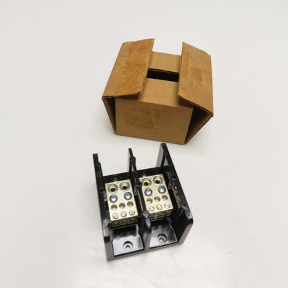 Square D 9080 LBC263206 Power Distribution Block #6-2/0 Line (2) #14-2 Load (6)