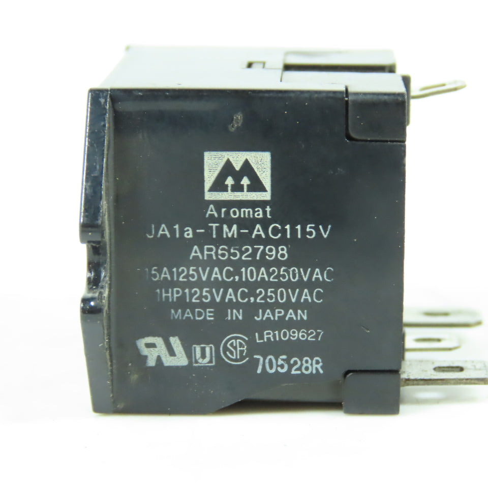 Aromat AR652798 JA1a-TM-AC115V 15A Power Relay 115VAC