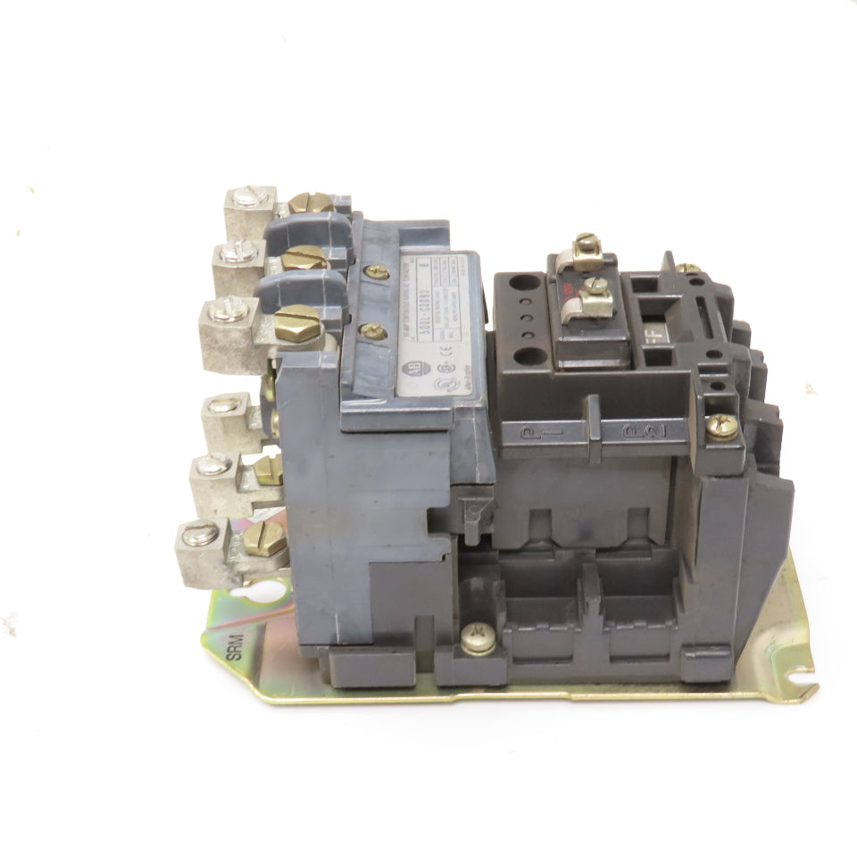 Allen-Bradley SerB 60A Motor Starter 115-120V Coil 600VAC Max