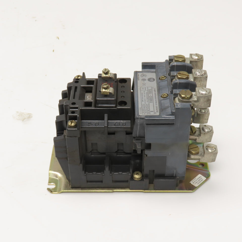 Allen-Bradley SerB 60A Motor Starter 115-120V Coil 600VAC Max