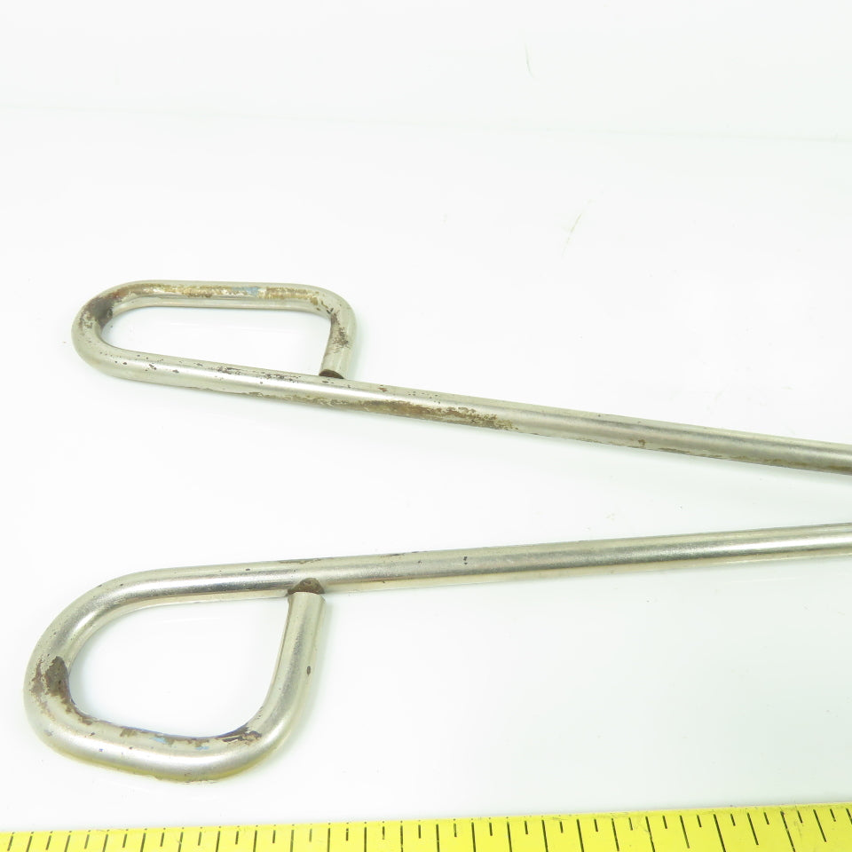 Stainless Steel Flask Tongs 20" OAL