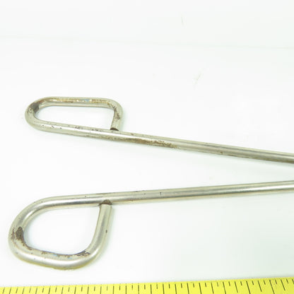 Stainless Steel Flask Tongs 20" OAL