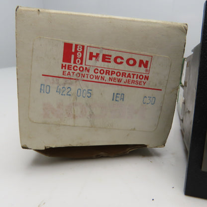 Hecon A0422005 115VAC Manual Reset Electromechanical Counter