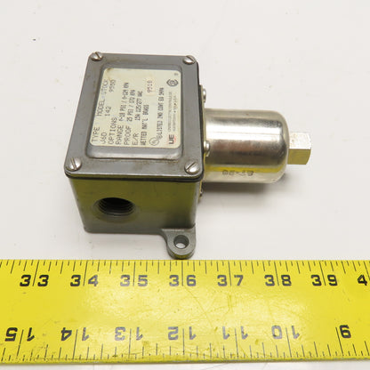 United Electric J6D 142 9550 0-18PSI Pressure Switch 1/4" NPT 125/277VAC