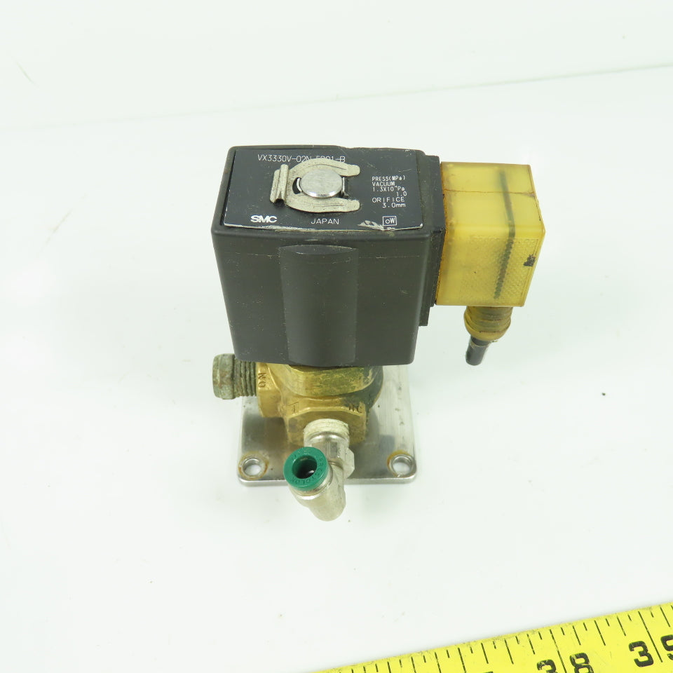 SMC VX3330V-02N-5D01-B 3-Port Solenoid Valve 1/4" NPT 24VDC