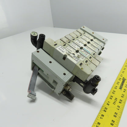 Numatics (3)122BA400M000061 (3)122BB500M000061 Solenoid Valve Block Assembly 24V