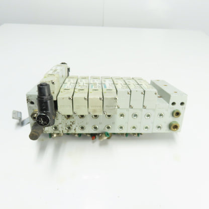 Numatics (3)122BA400M000061 (3)122BB500M000061 Solenoid Valve Block Assembly 24V