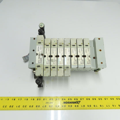Numatics (3)122BA400M000061 (3)122BB500M000061 Solenoid Valve Block Assembly 24V