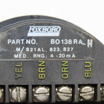 Foxboro BO138RA H 4-20mA Pressure Transmitter Analog Output
