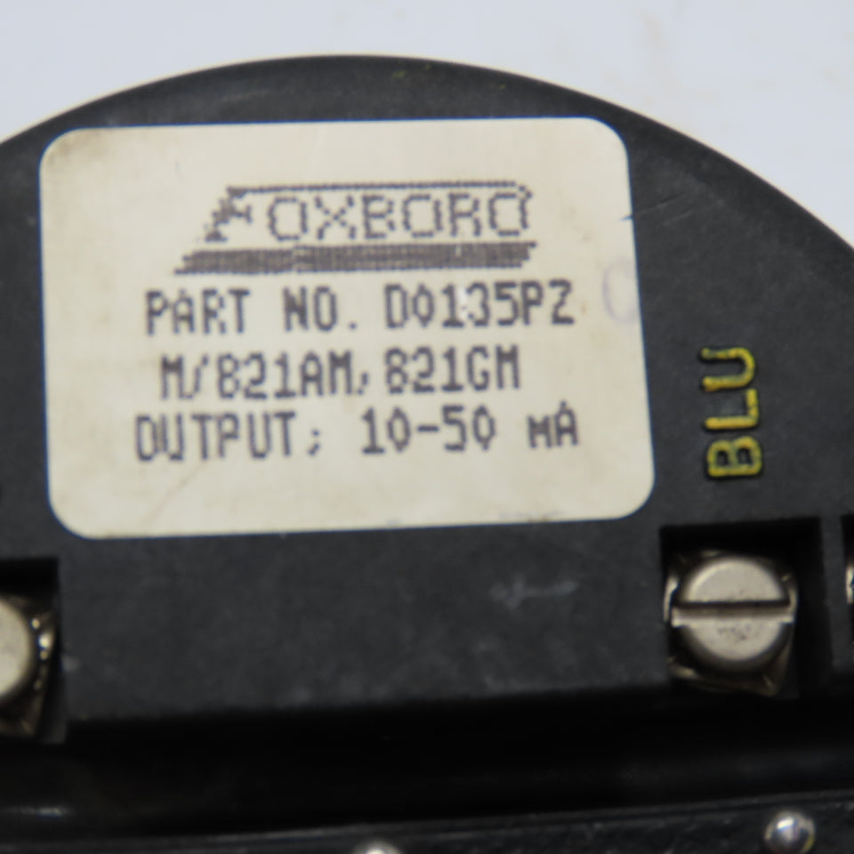 Foxboro DO135PZ 10-50mA Output Pressure Transmitter