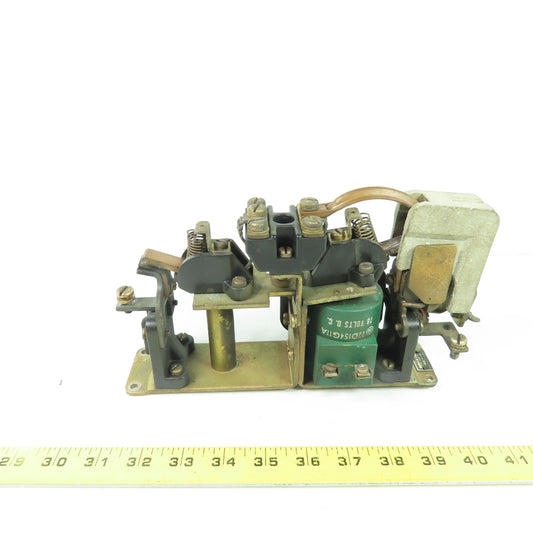 General Electric IC28001619 DC Contactor 600V 30A 78VDC Coil