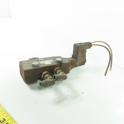 Parker B511ACB53C 2-Position Air Solenoid valve 150PSI 1/4 NPT 120V Coil