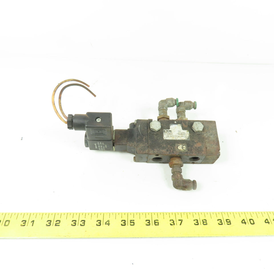 Parker B511ACB53C 2-Position Air Solenoid valve 150PSI 1/4 NPT 120V Coil