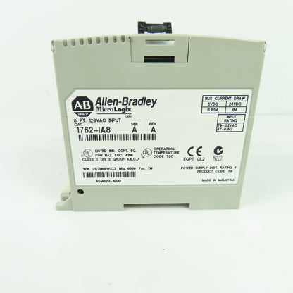 Allen Bradley 1762-IA8 MicroLogix Ser A Rev A 8 PT 120VAC Input Module