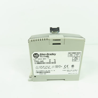 Allen Bradley 1762-IA8 MicroLogix Ser A Rev A 8 PT 120VAC Input Module