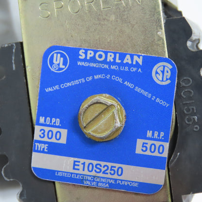 Sporlan E10S2250 ADRPE-3-0/80 Solenoid & Discharge Bypass Valve Assembly