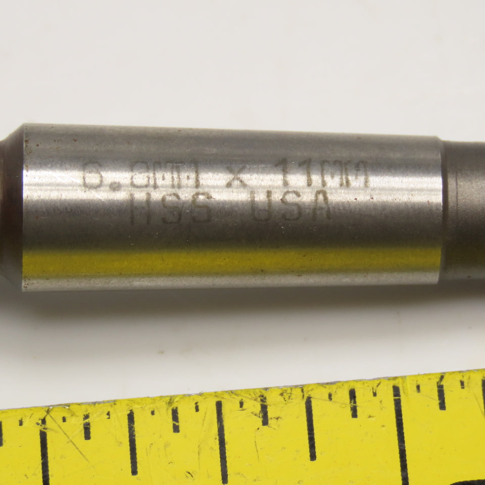 Cleveland Twist Drill 6.8mm x 11mm Counterbore 3 Flute Spiral MT 1 Taper Shank