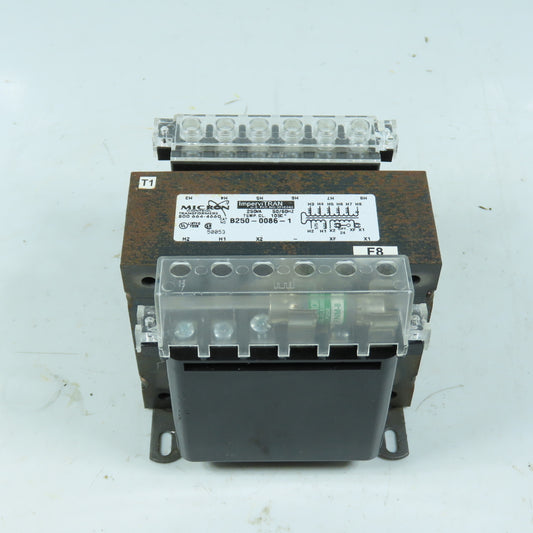 Micron B250-0086-1 ImperviTRAN Control Transformer 250VA Pri 208-600V Sec 24V