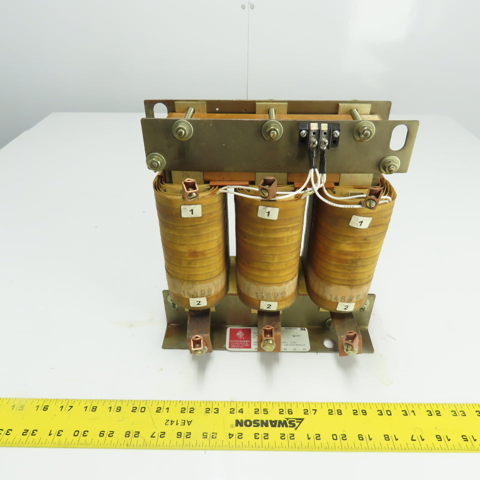 Myron Zucker 30MZTRP5 30kVAR 575V Line Reactor 3Ph 60A