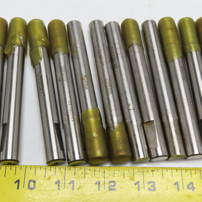 0.4585 Round Hole Punch 1/2" Notch Shank 4.500" OAL Lot Of 13