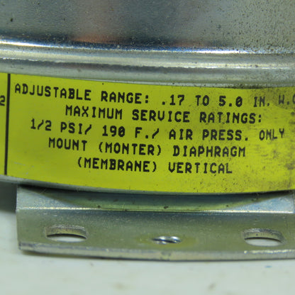 Honeywell AP4094 Pressure Switch 277V