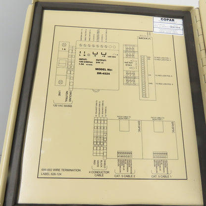 Copar 006-002 TV Interface Control Panel 12"x10"x5"