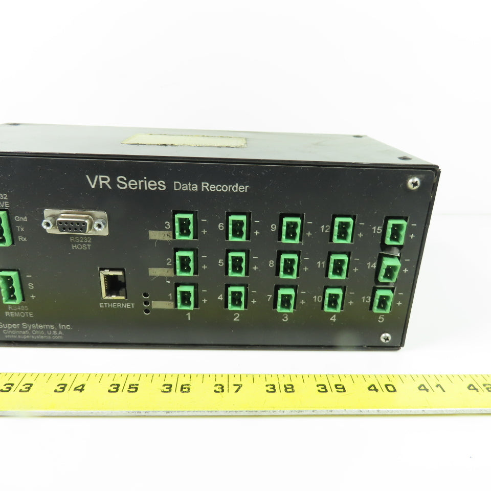 Super systems 13612 VR Series Data Recorder