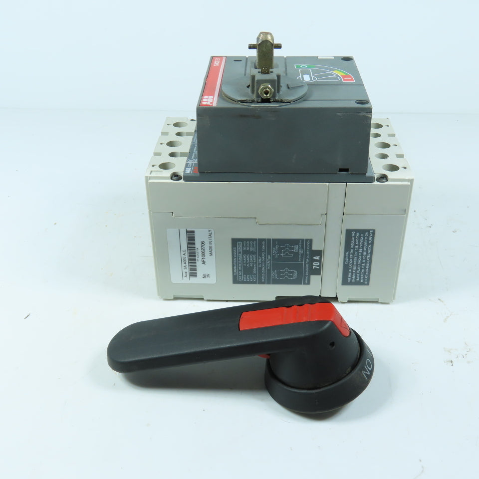 ABB AF10062706 S3N 70A 3-Pole Circuit Breaker 600V